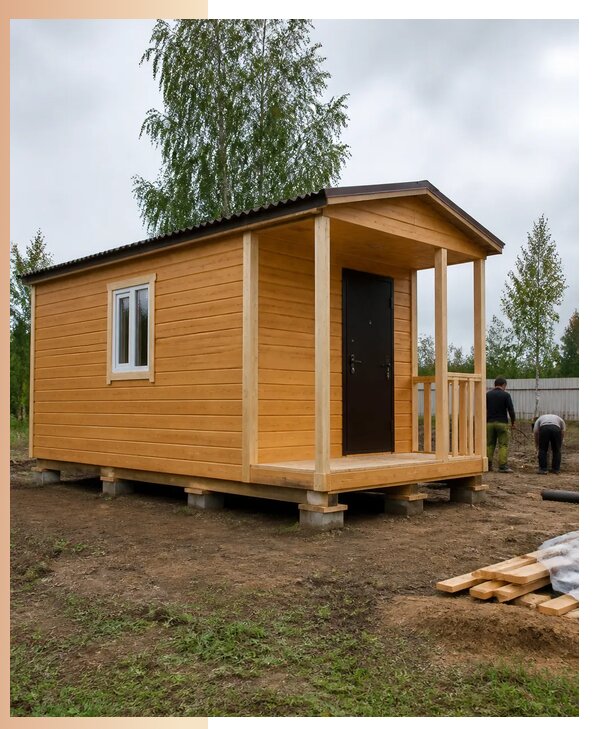 Недорогие дачные домики в Ишимбае с изготовлением и доставкой